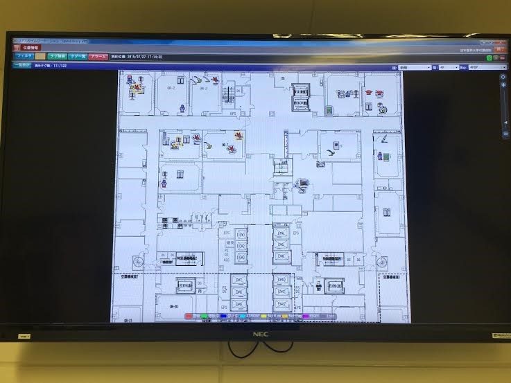 医療機器位置情報システム